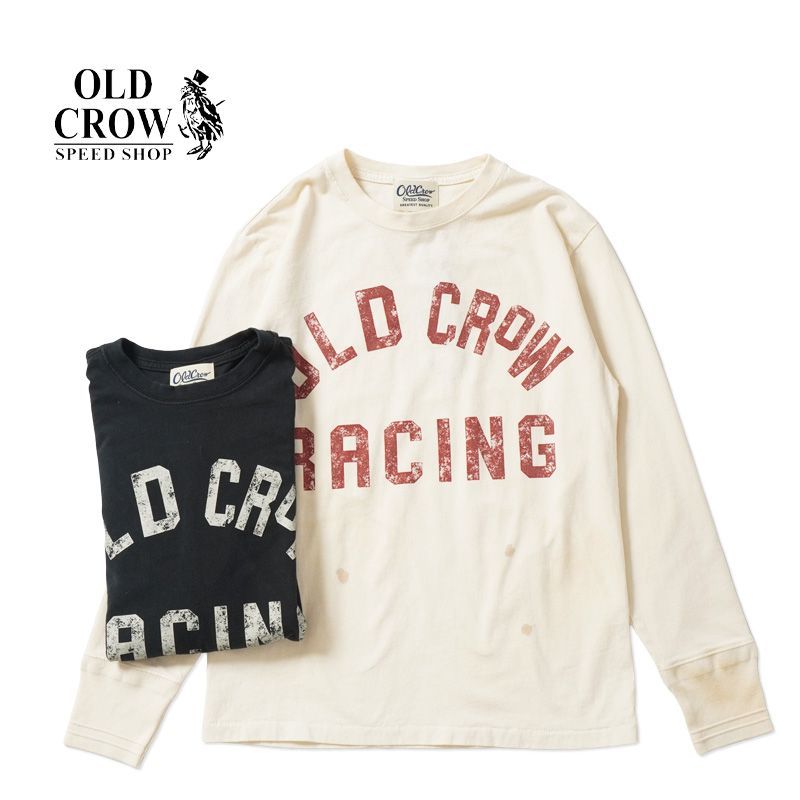 新品！未使用！OLD CROWオールドクロー L/S Shirts OLD CROW(GLAD HAND) CROW RODDER WORKER - L/S SHIRTS (BLACK