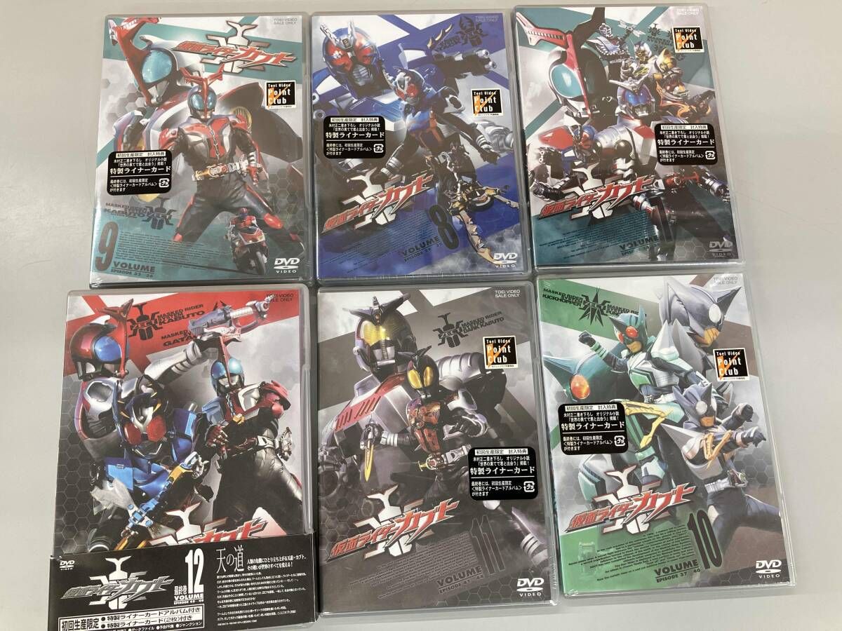未開封多数 DVD 良い 【※※※】[全12巻セット]仮面ライダーカブト VOL.1~12