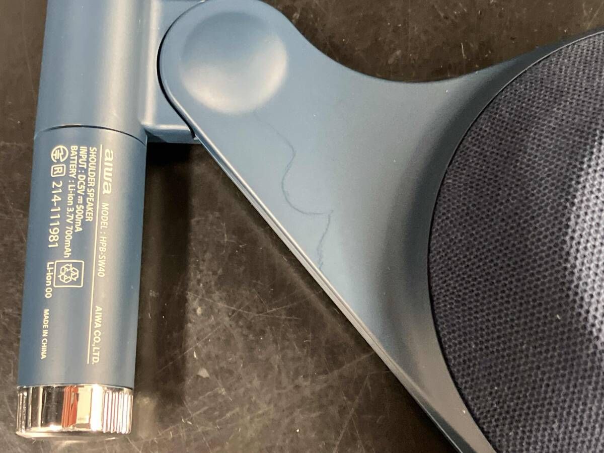 aiwa HPB-SW40 ショルダースピーカー 箱付き - メルカリ