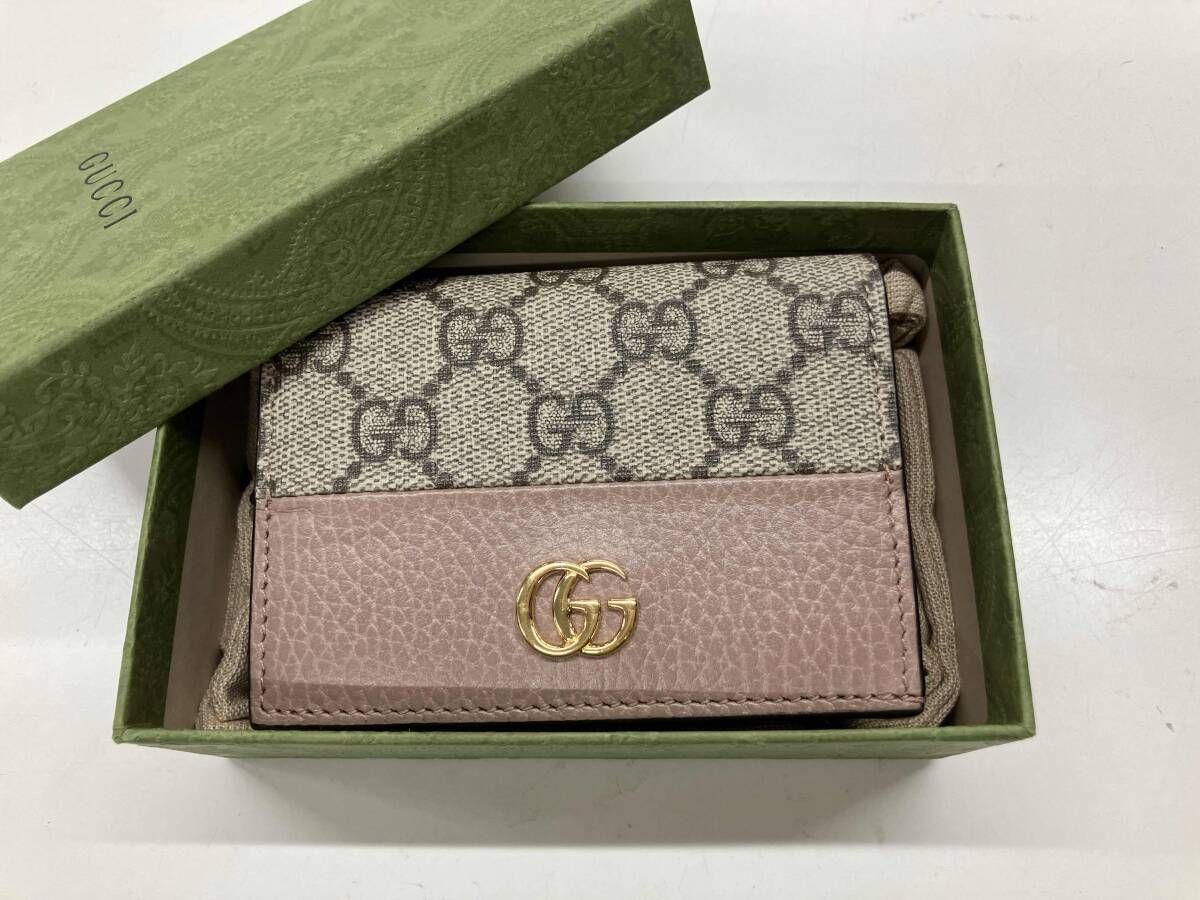 大幅値下げしました！GUCCI その他のライン ダブルGミニウォレット 