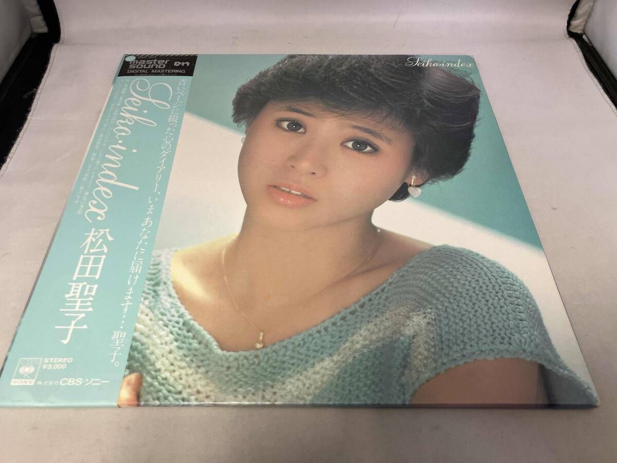 松田聖子 【帯有】【LP盤】index(マスタｰ・サウンド) - メルカリ
