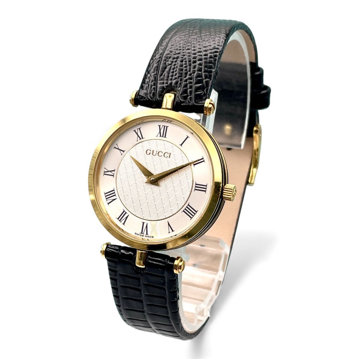 稼働□ GUCCI グッチ 2040M メンズ腕時計 クォーツ ステンレス