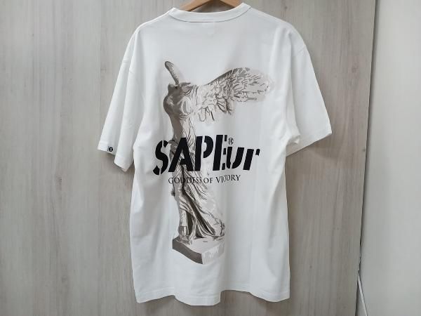 SAPEur GODDESS OF VICTORY 半袖Tシャツ サプール ホワイト サイズL
