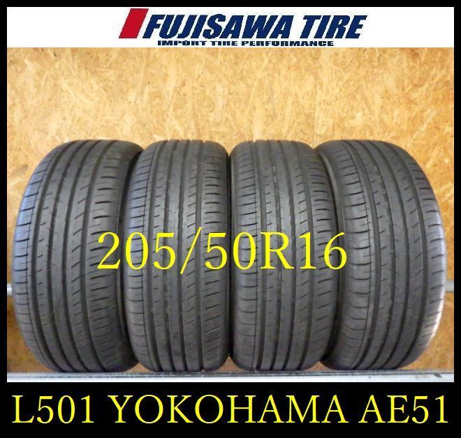 L 501 G 製造 約9部山 BluEarth GT AE 51 205 50 R 16 4本