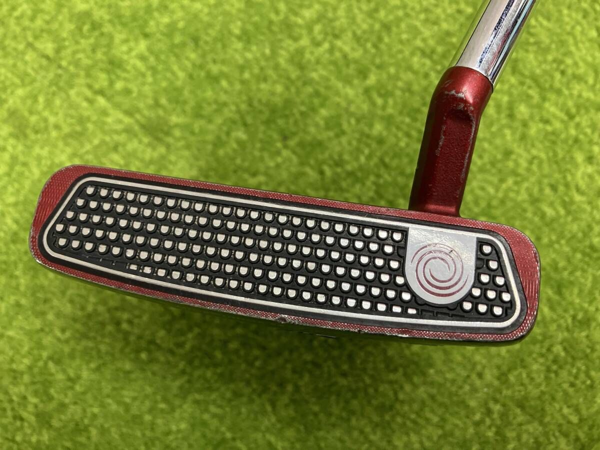 パター ODYSSEY O-WORKS TOUR R-LINE S レッド 約85.5cm オデッセイ