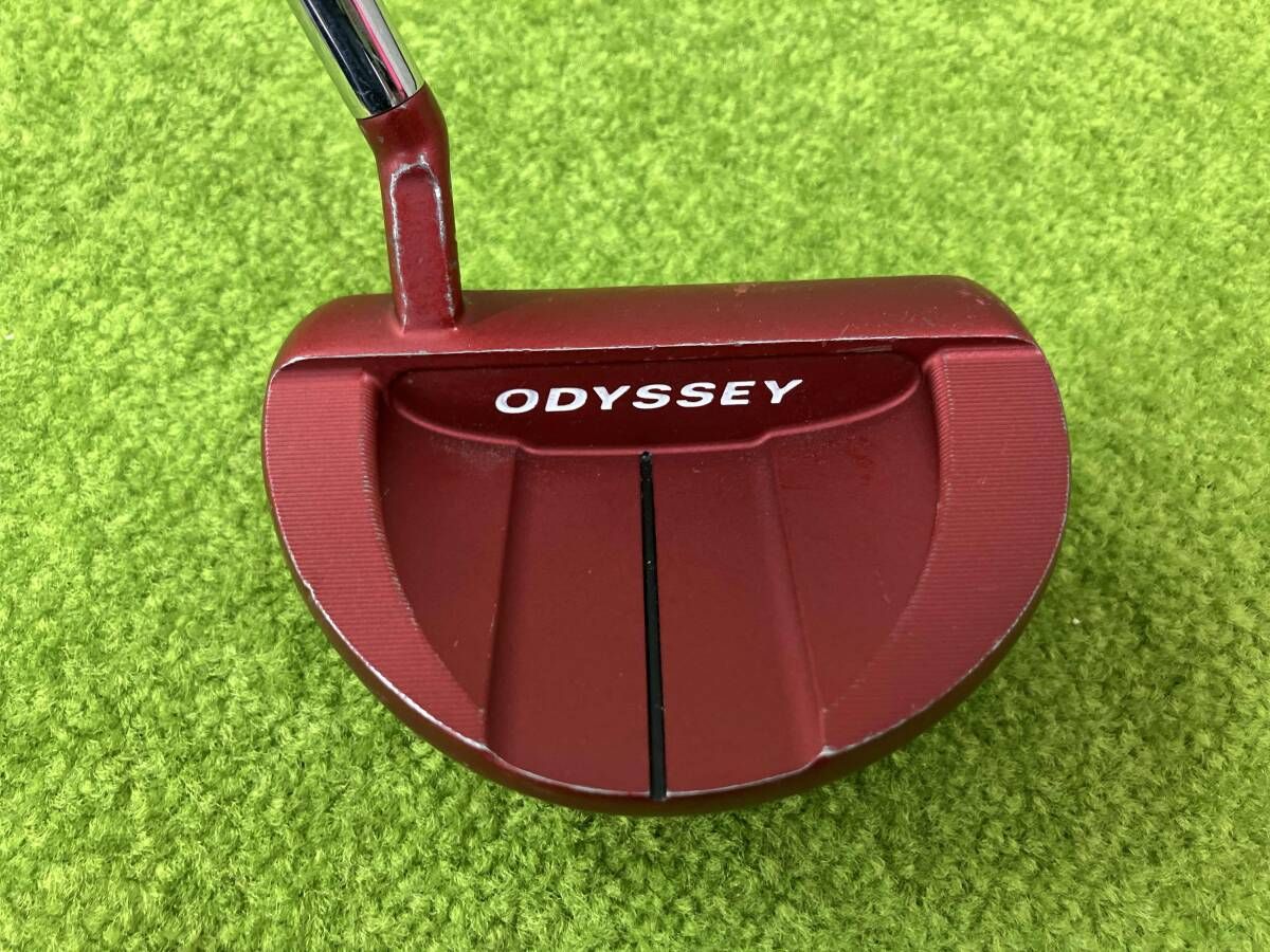 パター ODYSSEY O-WORKS TOUR R-LINE S レッド 約85.5cm オデッセイ