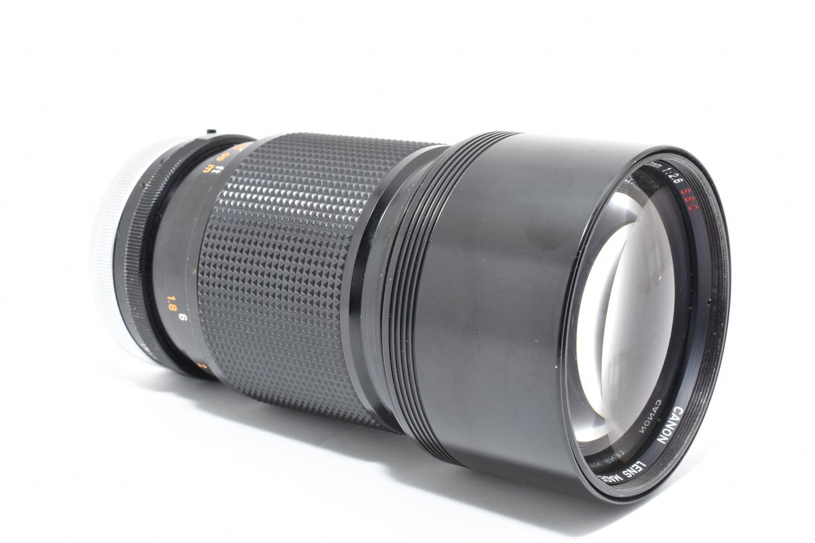 Canon FD 200mm F2.8 S.S.C MF 単焦点 望遠レンズ フード付 光学美品