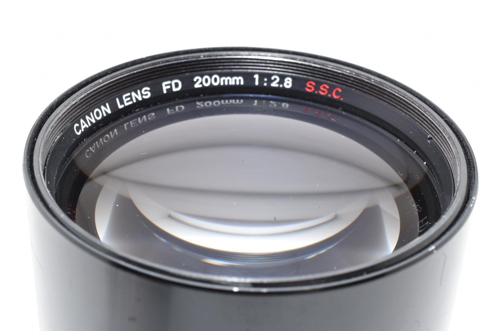 Canon FD 200mm F2.8 S.S.C MF 単焦点 望遠レンズ フード付 光学美品