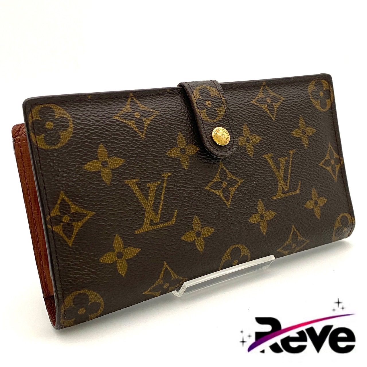 ルイヴィトン モノグラム コンチネンタル クラッチ がま口財布 二