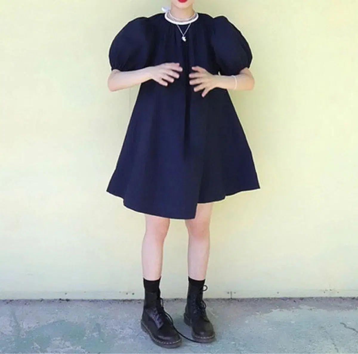 fletta ドレス 17番 ネイビー