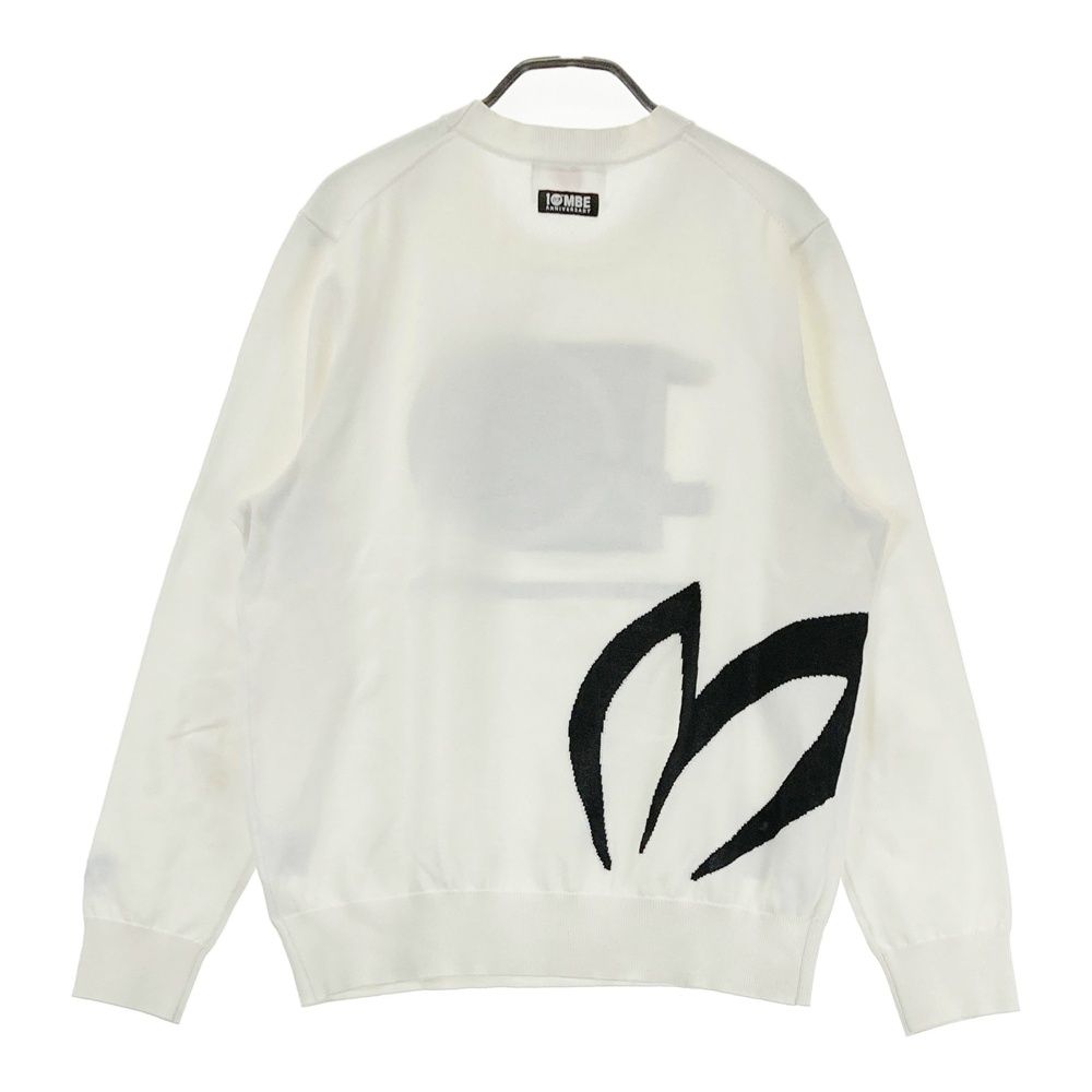 サイズ 4 MASTER BUNNY EDITION マスターバニーエディション 10周年 ニットセーター ホワイト系 ゴルフウェア メンズ ストスト セーター トレーナー メンズウェア ゴルフ