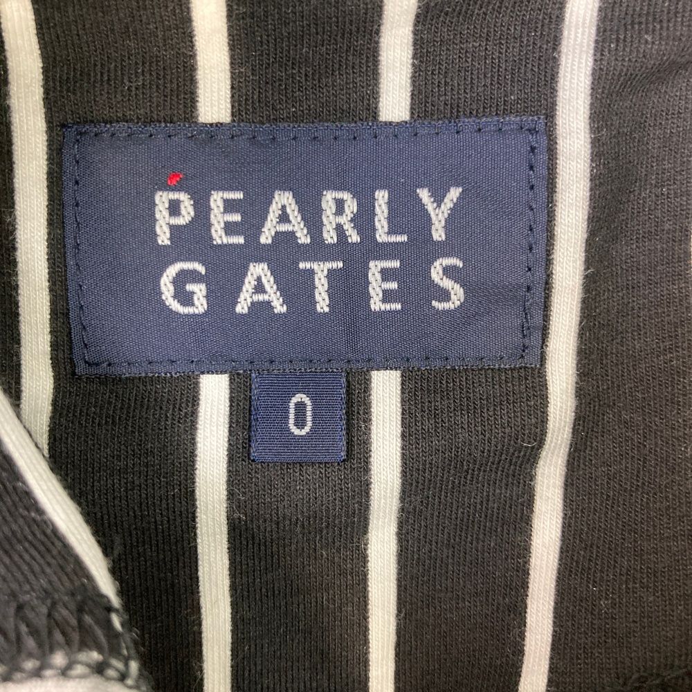 サイズ：0 PEARLY GATES パーリーゲイツ 長袖ポロシャツ ボタンダウン