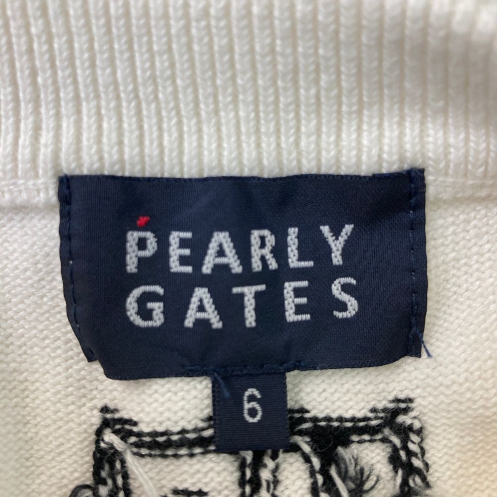 サイズ：6 PEARLY GATES パーリーゲイツ ニット ホワイト系