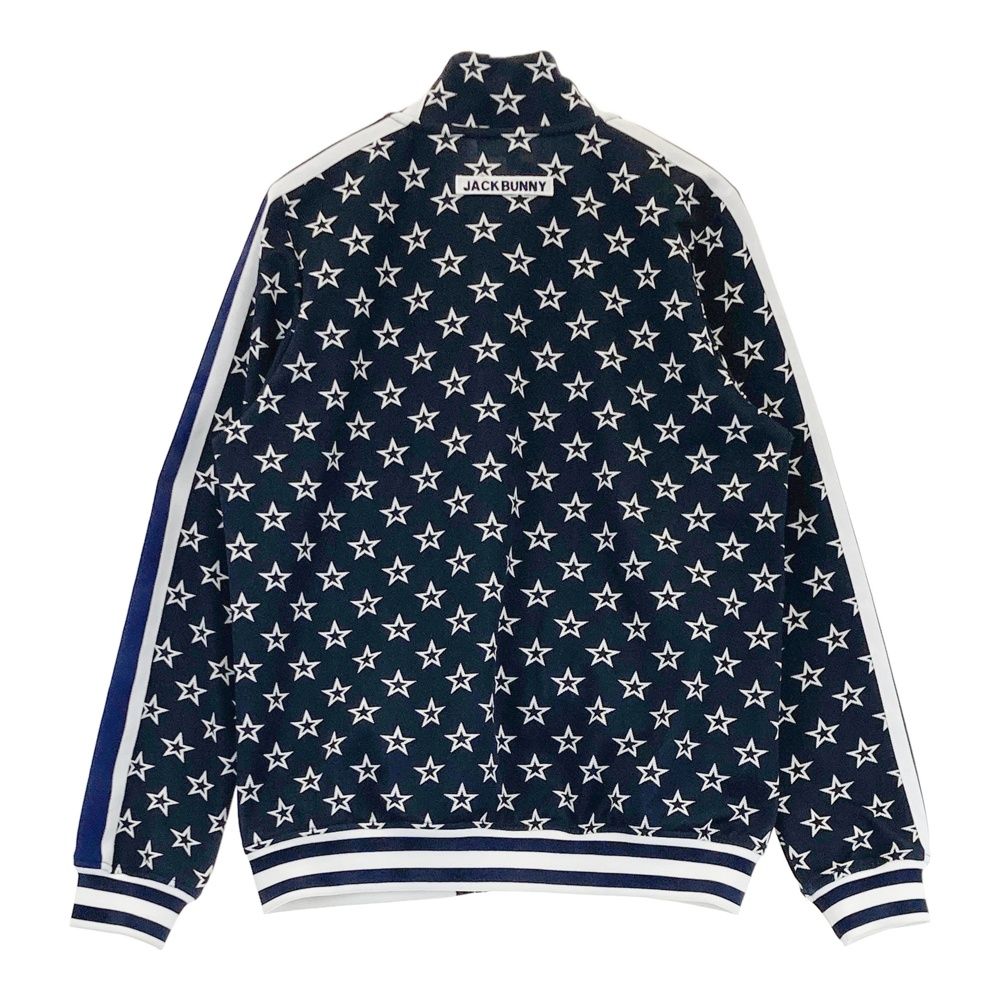 ジャックバニー 星柄　ジャージ セットアップ　サイズ6 サイズ2 サイズ：1 JACK BUNNY ジャックバニー ジップ 長袖ジャケット 星総柄