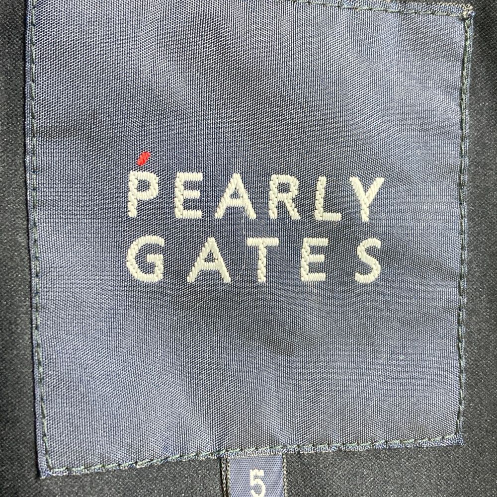 サイズ：5 PEARLY GATES パーリーゲイツ ジップパーカー ネイビー系