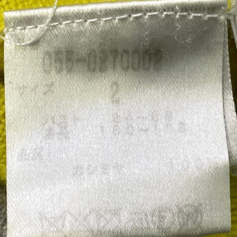 カシミヤニットセーター イエロー系