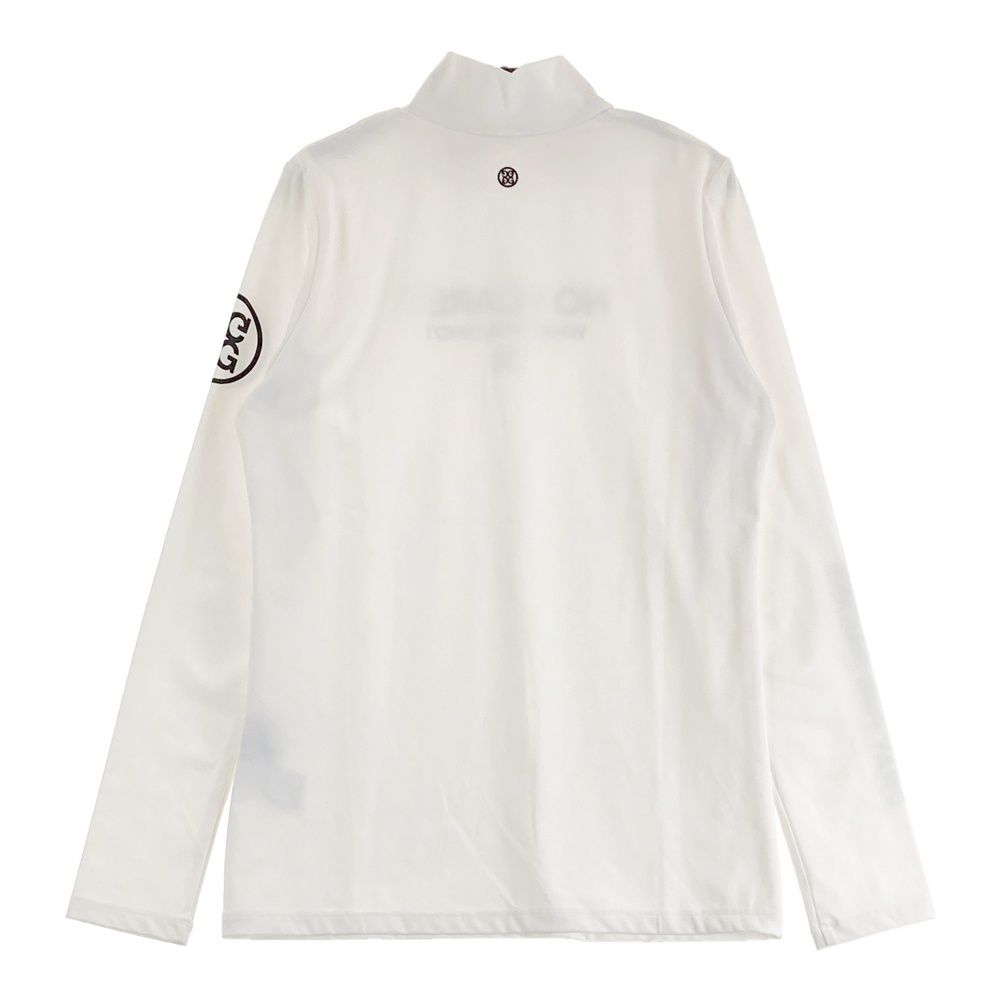 サイズ：38 G/FORE ジーフォア ハイネック 長袖Tシャツ ホワイト系