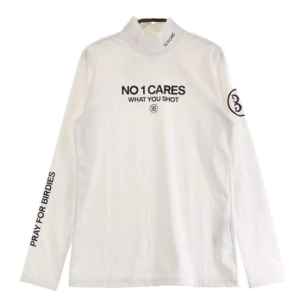サイズ：38 G/FORE ジーフォア ハイネック 長袖Tシャツ ホワイト系