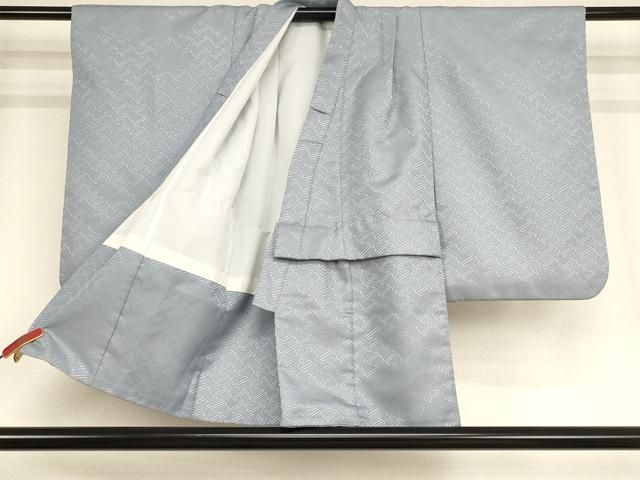 平和屋着物 七五三 男の子 5歳 祝着 紗綾形地紋 淡藤色 洗える着物 ja