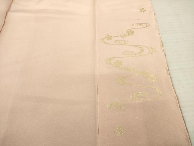 平和屋着物●金彩友禅　卓越技能者・名工・和田光正　色留袖　貝桶花文　金銀彩　ロング丈　正絹　逸品　未使用　AABE0288ck 平和屋着物○金彩友禅 卓越技能者・名工・和田光正 色留袖 貝桶花文