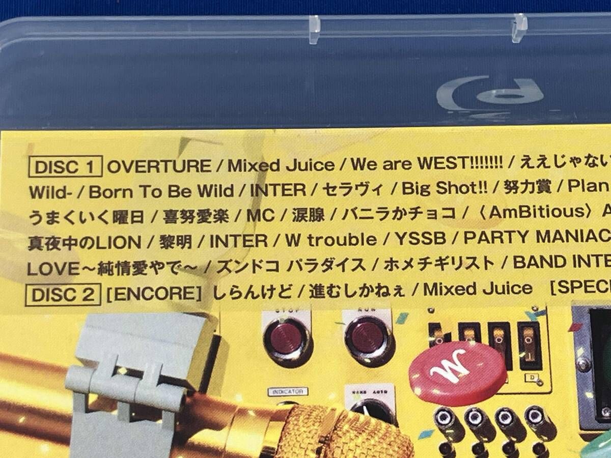 ジャニーズWEST（WEST.）/ ジャニーズWEST LIVE TOUR 2022 Mixed Juice