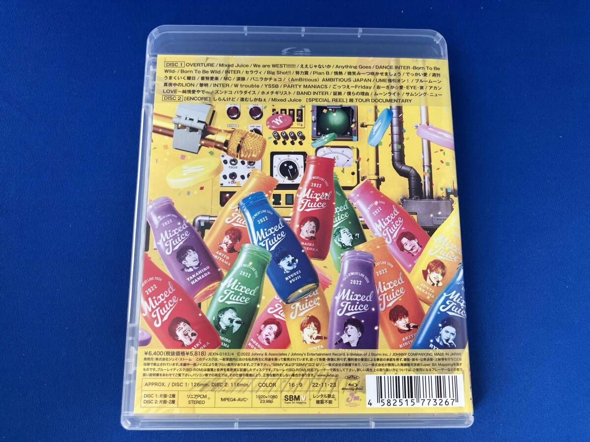 ジャニーズ 【DVD＆BD】 ジャニーズWEST（WEST.）/ ジャニーズWEST LIVE TOUR 2022 Mixed Juice