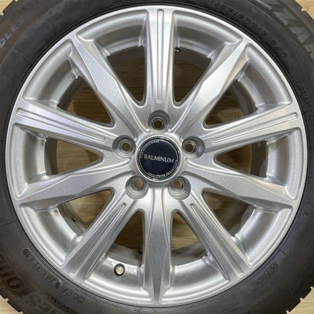 170系 シエンタ 等 BALMINUM 6-15+43 5H100 2021年製 ブリヂストン