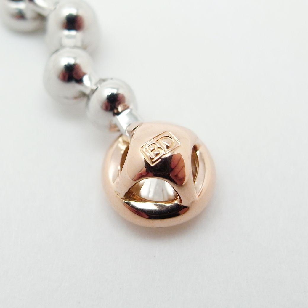 カシケイ ベゼル ペンダント ネックレス ブラウンダイヤモンド