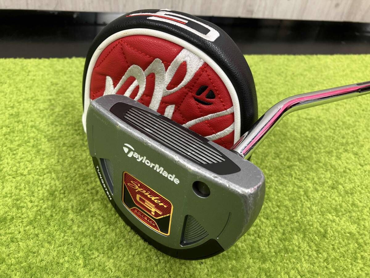 パター TaylorMade Spider GT SINGLE BEND 約83.5 cm テーラーメイド スパイダー ロールバック シングルベンド