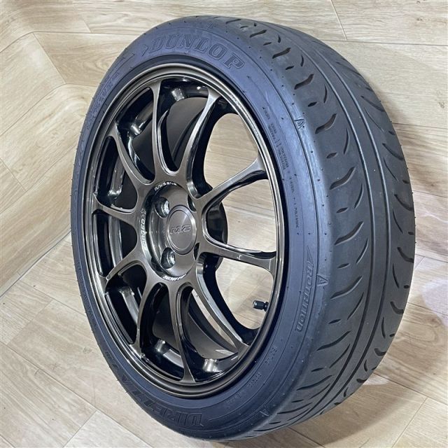  コペン チューナーサイズ 等 VOLK ZE 40 6 16 42 4 H 100 製 ダンロップ ディレッツアZⅢ 165 50 R 16インチ 4本セット 002 16インチ タイヤ ホイールセット