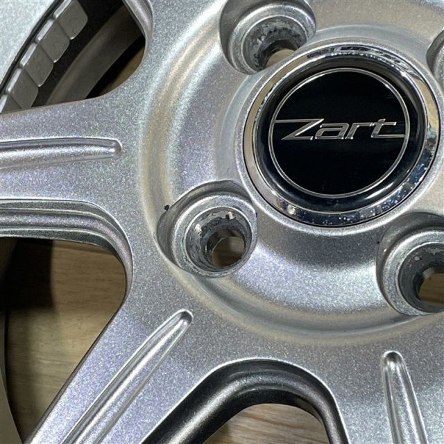 ハスラー 等 ZART 4.5-14+45 4H100 2022年製 バリ溝 ブリヂストン VRX2