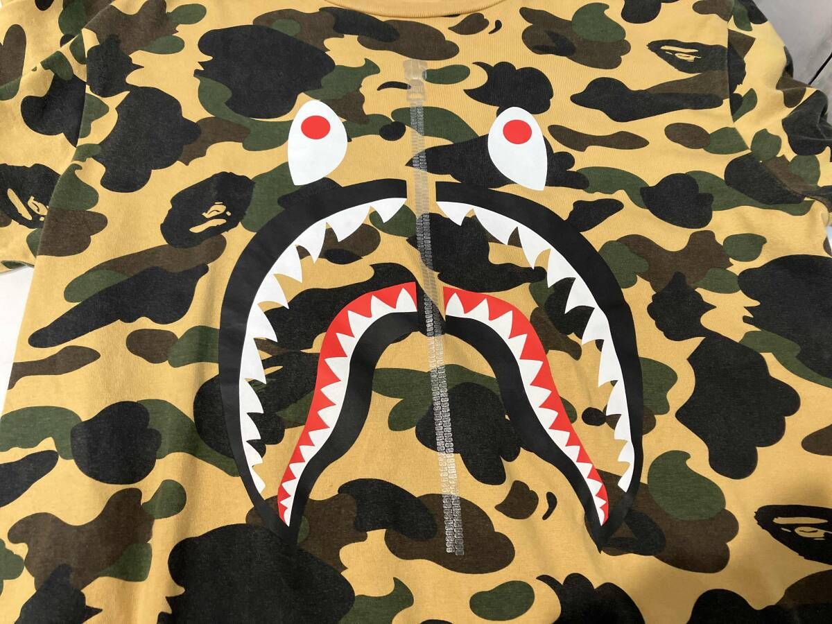 A BATHING APE アベイシングエイプ 半袖Tシャツ カモフラージュ XLサイズ