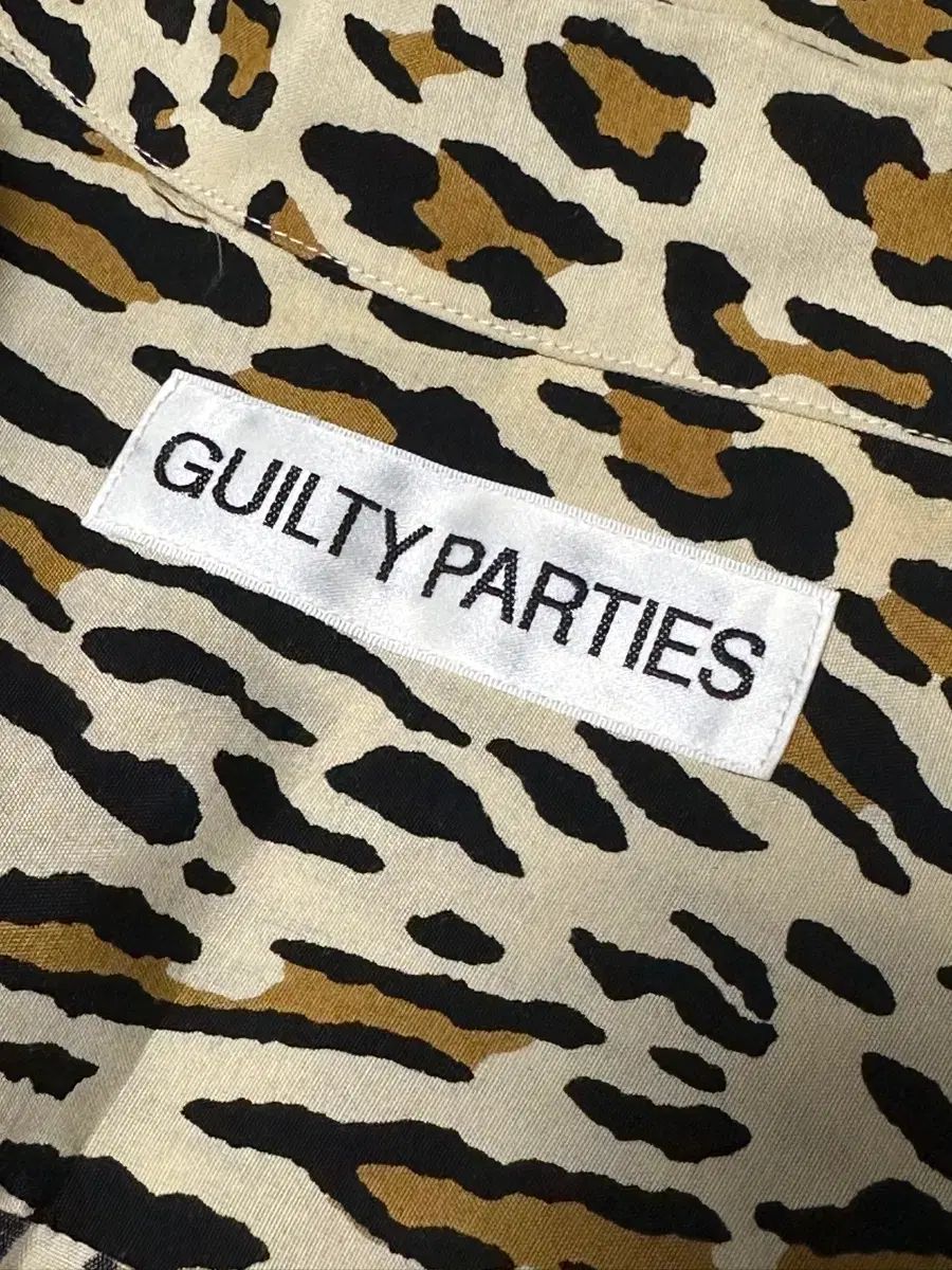 ワコマリア レオパード ハワイアン シャツ L