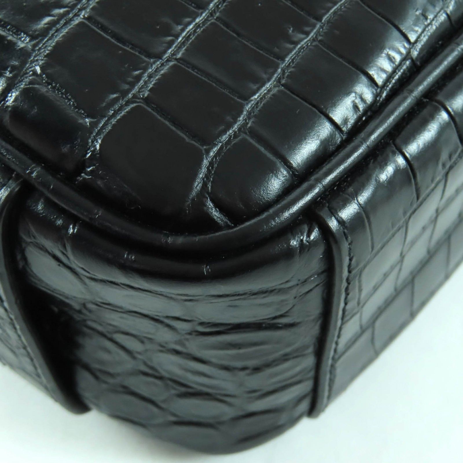 極美品☆SAINT LAURENT PARIS サンローランパリ 664555 YSLロゴ金具付