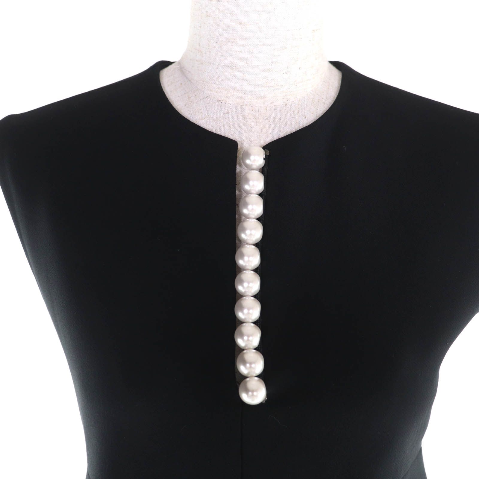 美品☆YOKO CHAN ヨーコチャン YED-117-010 フェイクパール付