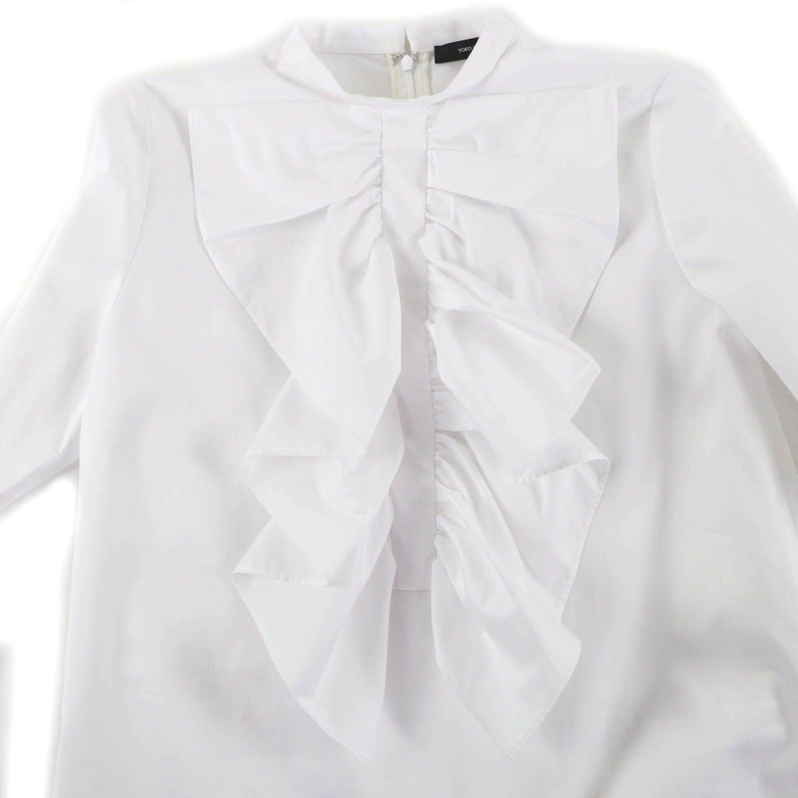 極美品☆YOKO CHAN ヨーコチャン 2024年製 YCB-424-450 フリルデザイン