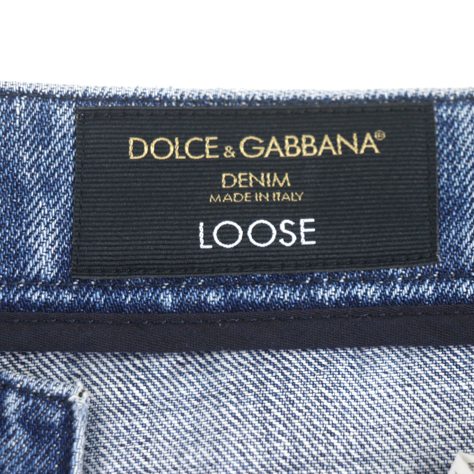 極美品▽DOLCE&GABBANA ドルチェ＆ガッバーナ LOOSE 黒タグ フローラル