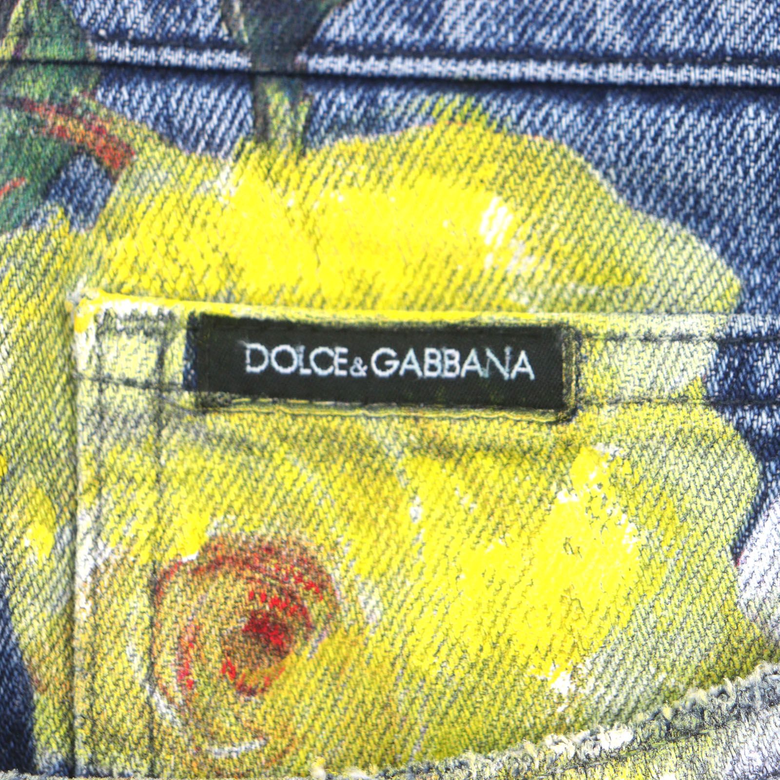 極美品▽DOLCE&GABBANA ドルチェ＆ガッバーナ LOOSE 黒タグ フローラル