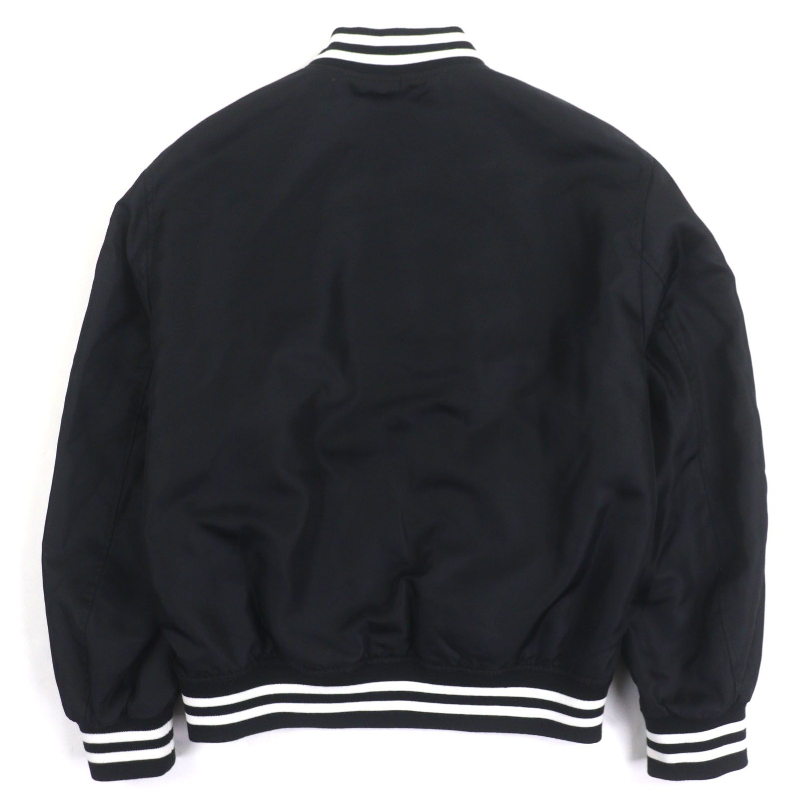 美品　VERSACE スタジャン 未使用品▽VERSACE ヴェルサーチ 2023年製 1014374 ロゴ刺繍 中綿入り