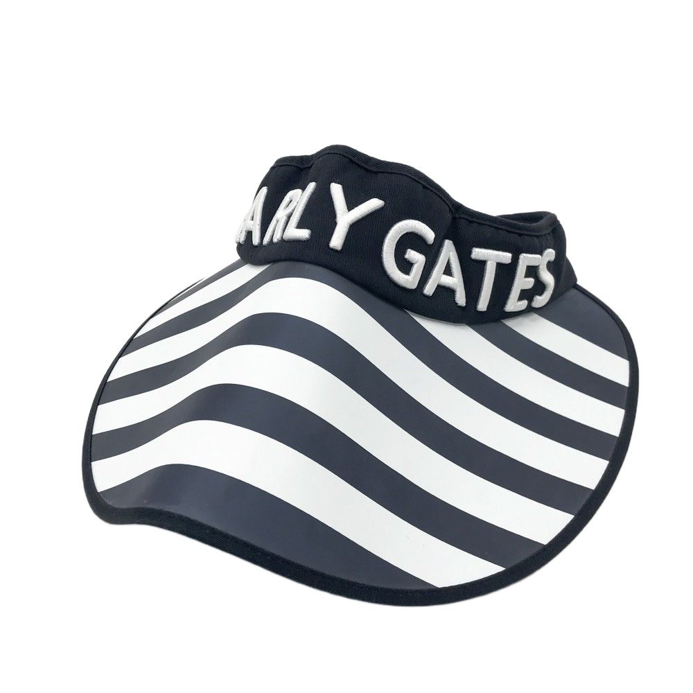 ゴルフ PEARLY GATES パーリーゲイツ ロゴ刺繍サンバイザー ネイビー系