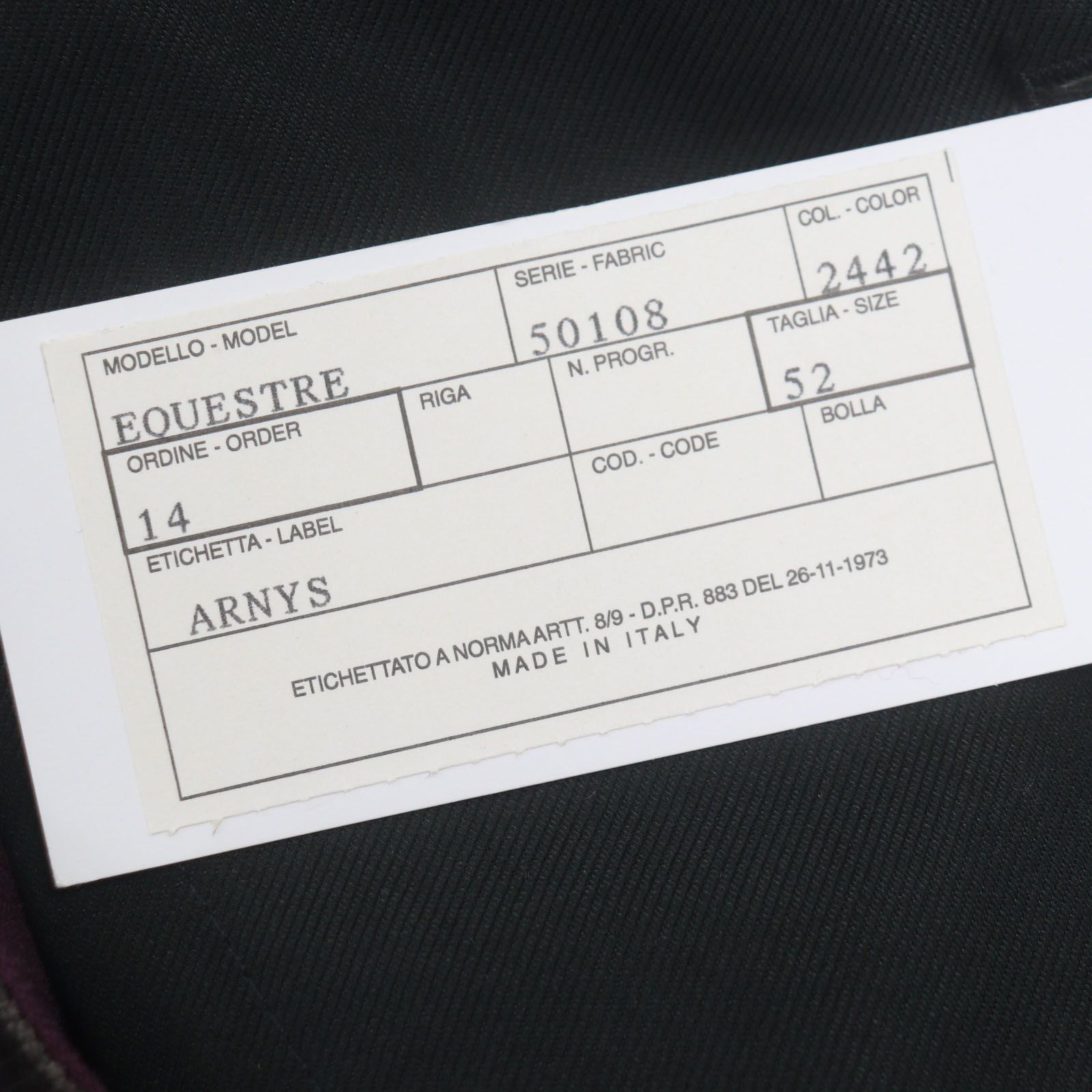 美品▽ARNYS PARIS アルニス ヴィンテージ EQUESTRE 希少 一枚袖