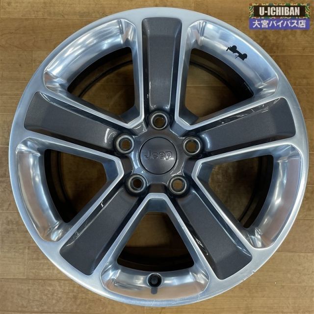 JEEP JL ラングラー サハラ 純正 7.5J 18インチ +44.4 ホイールのみ 4