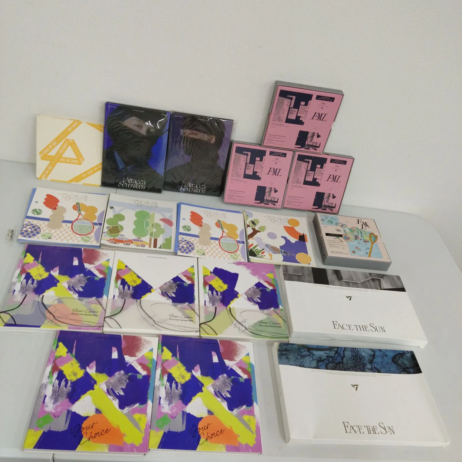 CD 【TAKA57-45】◇ 未検品 ｢SEVENTEEN アルバム｣ まとめて 18点セット