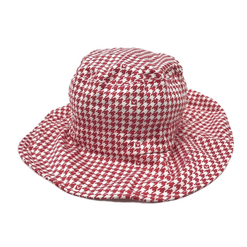 CALLAWAY キャロウェイ  レインハット 千鳥柄 ピンク系 FR [240101576374] ゴルフウェア ストスト