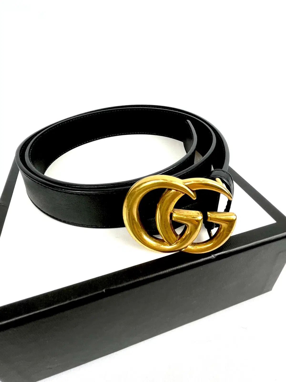 グッチ ゴールド マーモント ダブル G ベルト 90