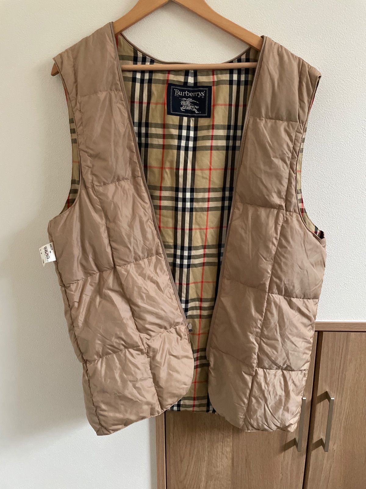 バーバリーズ コート アウター ベージュ ライナー ダウン フェザー