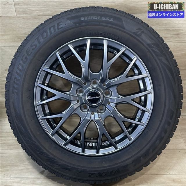 プリウス カローラツーリング 等 Exceeder 6-15+43 5H100 ブリヂストン