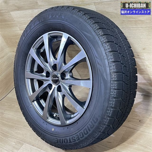 プリウス カローラツーリング 等 Exceeder 6-15+43 5H100 ブリヂストン