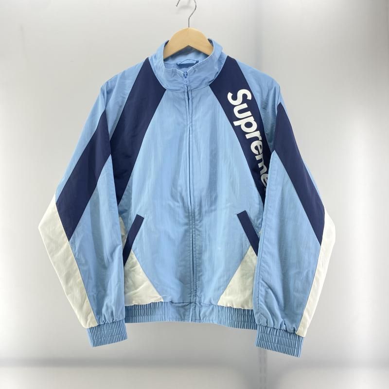 中古】Supreme 20SS Paneled Track Jacket(状態考慮) ブルー サイズS