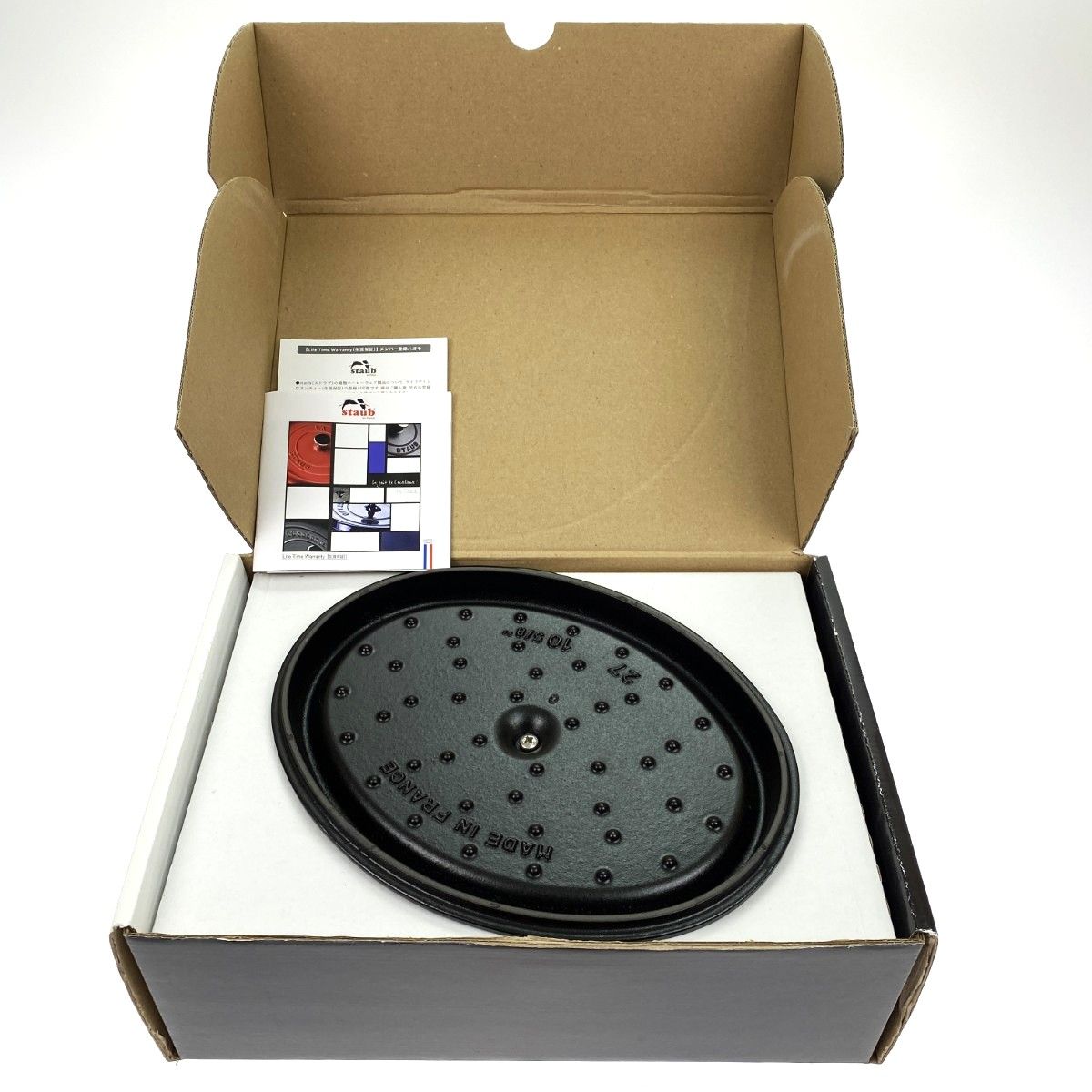 ##STAUB ストウブ ピコ･ココット オーバル 27cm 40500-271 ブラック 未使用品